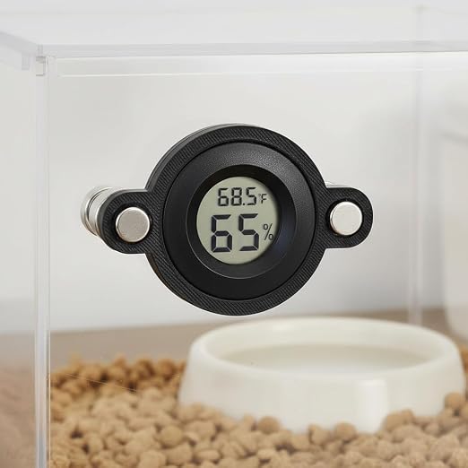 2 Pcs Magnetic Jumping Spider Enclosure Thermometer and Humidity Gauge - Image 7