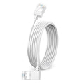 Slim Cat 6 Ethernet Cable 90° Left Angled 6.6 Feet, Ultra Thin & Flexible Rj45 by DUTEVOLNS