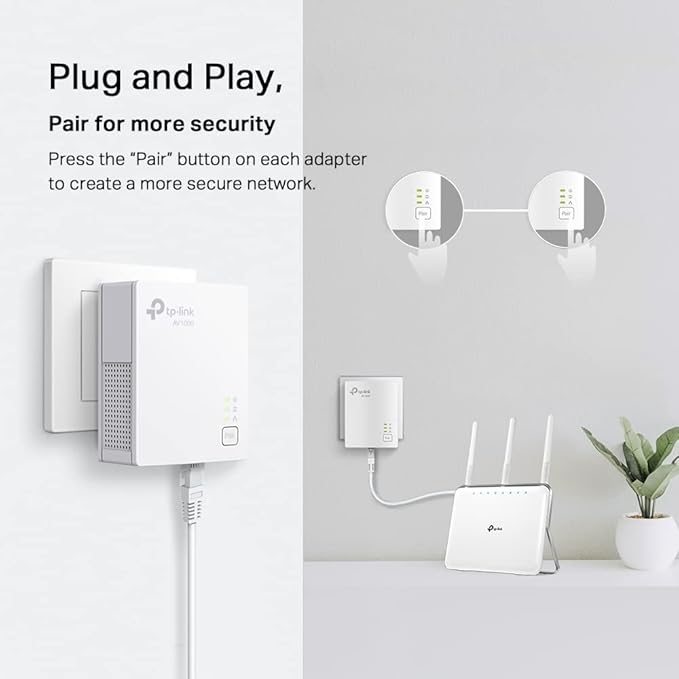 TP-Link AV1000 Powerline Ethernet Adapter KIT - Image 3