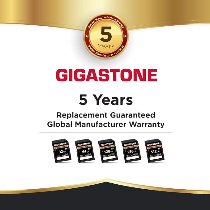 【5-Years Data Recovery】 GIGASTONE 128GB SD Card, 4K Camera Extreme, UHS-I A2 - Image 8