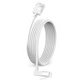 Ultra Thin Cat 6 Ethernet Cable 90° Downward Angle 25 Feet, Flexible & Slim by DUTEVOLNS