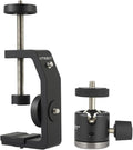 UTEBIT Super Clamp Mount with Mini Ball Head Mount, 1/4 Screw Hot Shoe Mount by UTEBIT