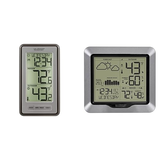 La Crosse Technology Wireless Digital Thermometer and Forecast Station Bundle by LaCrosseTechnology