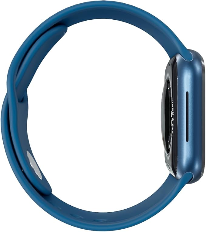 Apple Watch Series 7 Blue Aluminum Case - Image 4
