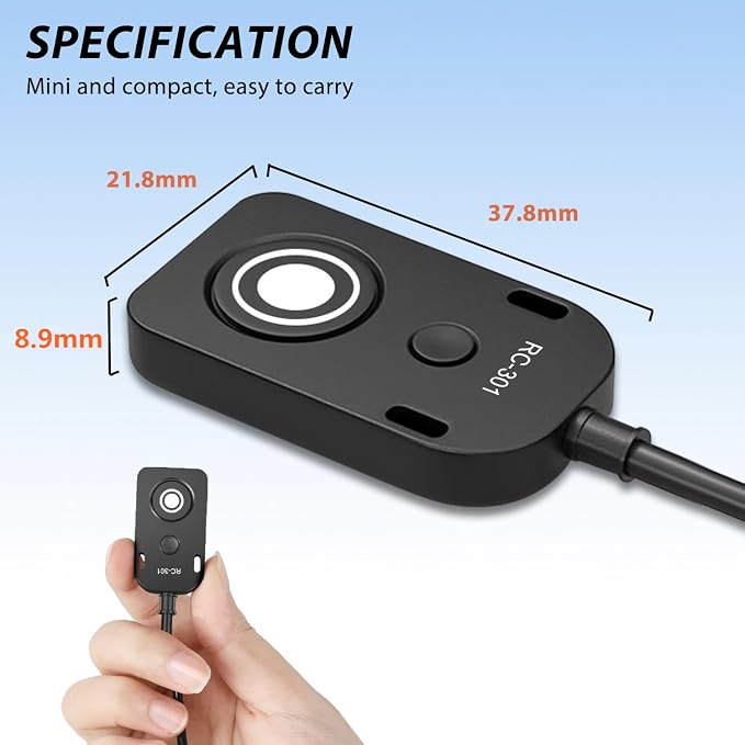 RC301-2.5mm 196.8 "Extended Cable Shutter Release Remote - Image 7