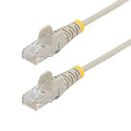 StarTech.com 15ft Gray Slim CAT6 Ethernet Cable, Snagless RJ45, 28AWG Pure Bare by StarTech