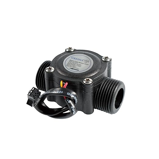 3/4" Water Flow Sensor Food-Grade Switch Hall Effect Flowmeter Fluid Meter by Unknown