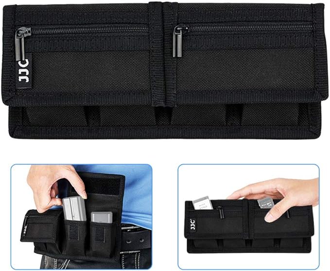 Camera Battery and SD Card Pouch Holder by JJC
