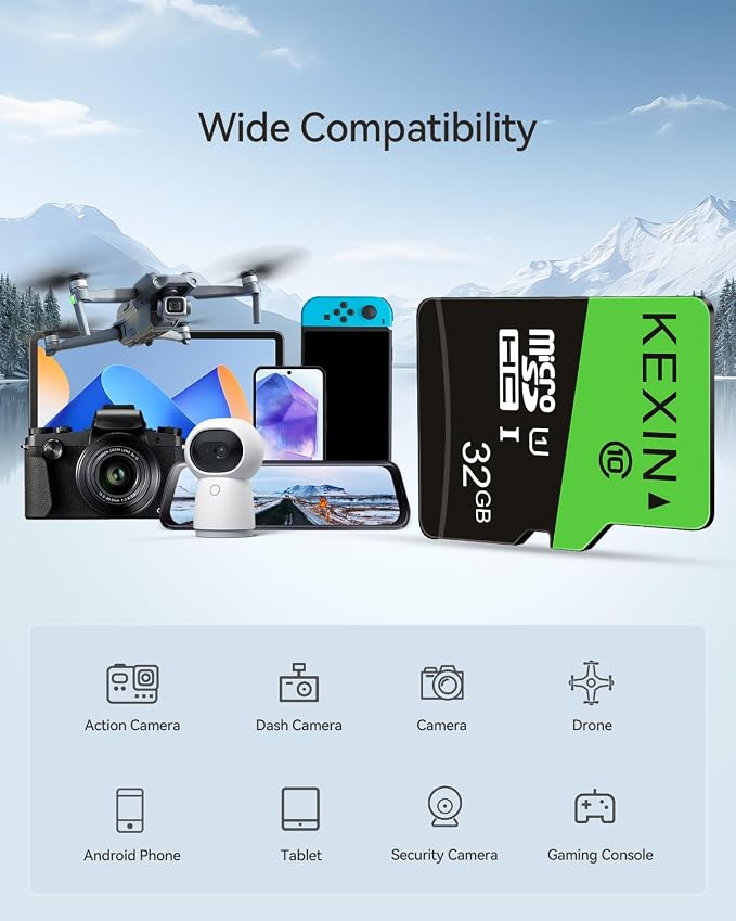 KEXIN 32GB Micro SD Card 5 Pack - Image 2