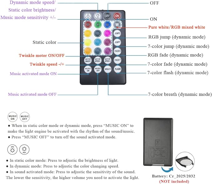AKEPO Fiber Optic Lights kit Twinkle+ APP Control + Music Effect - Image 2