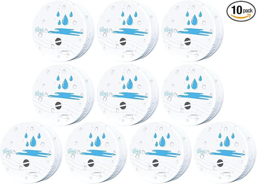 10 Pack Water Leak Detectors for Home, 100dB Waterproof Water Sensor Alarm Leak by Comfytune