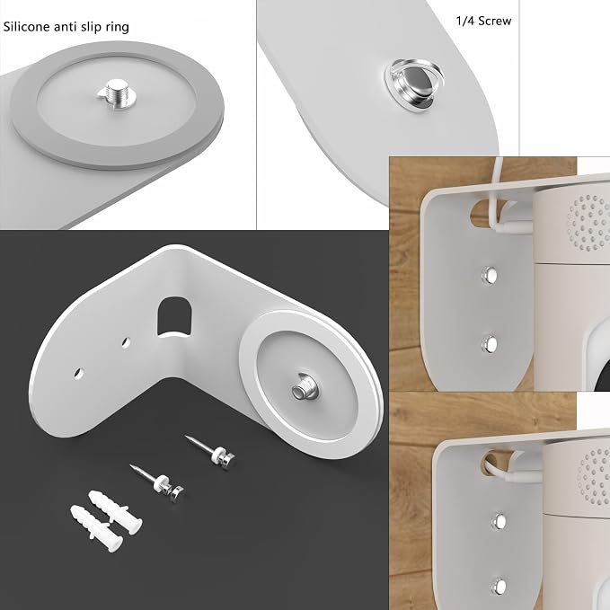 Metal Wall Mount for Eufy Security Indoor Cam E220 and Eufy P24 ，Provide Better - Image 6