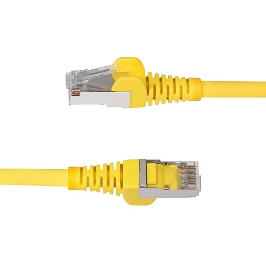 StarTech.com 5ft Yellow CAT6a Ethernet Cable, Snagless RJ45, 100W PoE++ - Image 3