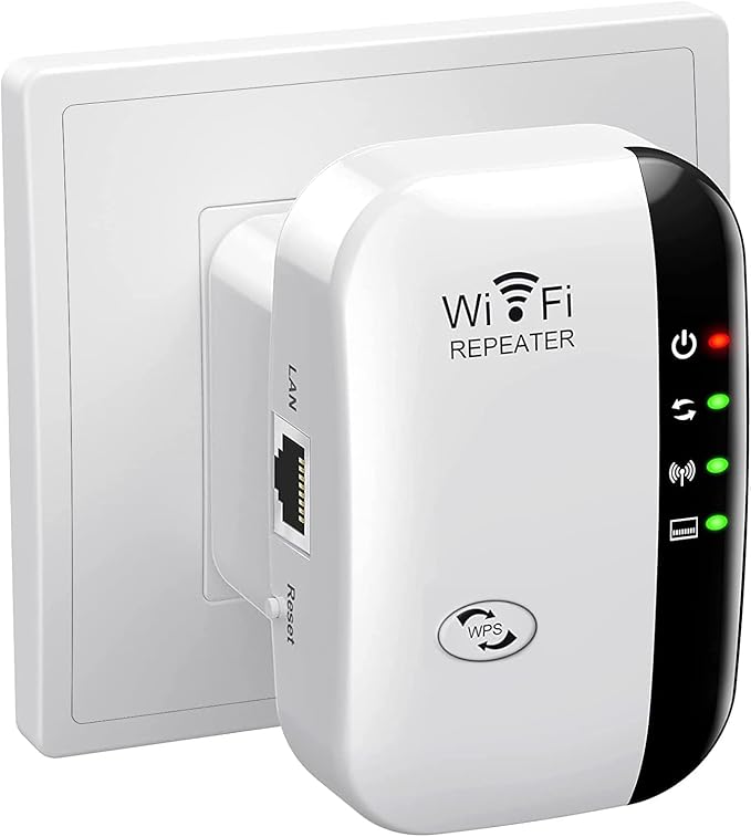 WiFi Extender, WiFi Signal Booster Up to 5000sq.ft and 50+ Devices, Internet by Jancane