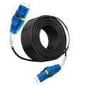 120ft Uniboot LC to LC Outdoor Armored Fiber Patch Cable, Low Friction Single by Bangun