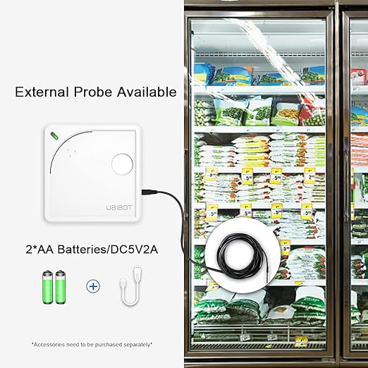 WS1 WiFi Environmental Sensor: Temp, Light Monitoring | External Probe | Alerts - Image 5
