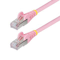 StarTech.com 6in Pink CAT6a Ethernet Cable, Snagless RJ45, 100W PoE++, 27AWG by StarTech