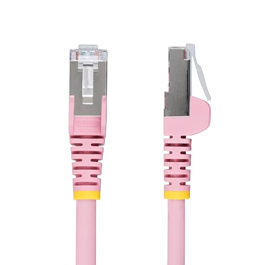 StarTech.com 10ft Pink CAT6a Ethernet Cable, Snagless RJ45, 100W PoE++ - Image 2
