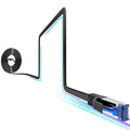 Cat8 Flat Ethernet Cable 10 FT Indoor & Outdoor, Invisable Ultra-Thin Ethernet by 10Gsupxsel
