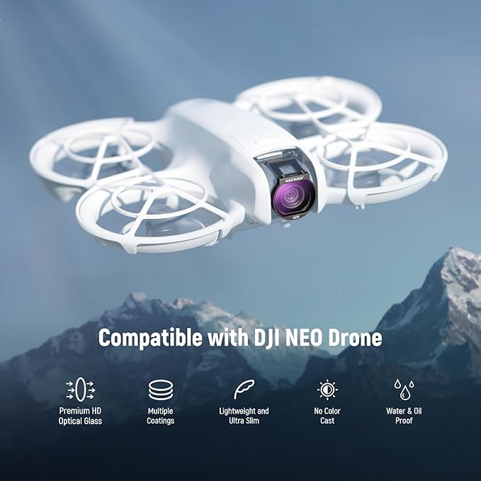 Neewer Filter Set for NEO Drone, 6 Pack CPL/ND8/ND16/ND32/ND64/ND128 Neutral - Image 2