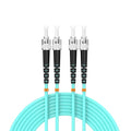 OM3 Fiber Patch Cable ST/UPC to ST/UPC 2ft/0.6meters 10BG/Gigabit Multimode by Buacoz