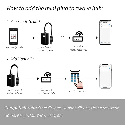 Minoston Zwave Outlet Plug, 800 Series Outdoor Z-Wave LR Smart Plug, On/Off - Image 7