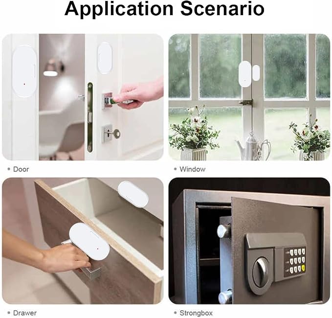 Haozee Door and Window Sensor, Requires Zigbee Hub, Zigbee Connection, Wireless - Image 9
