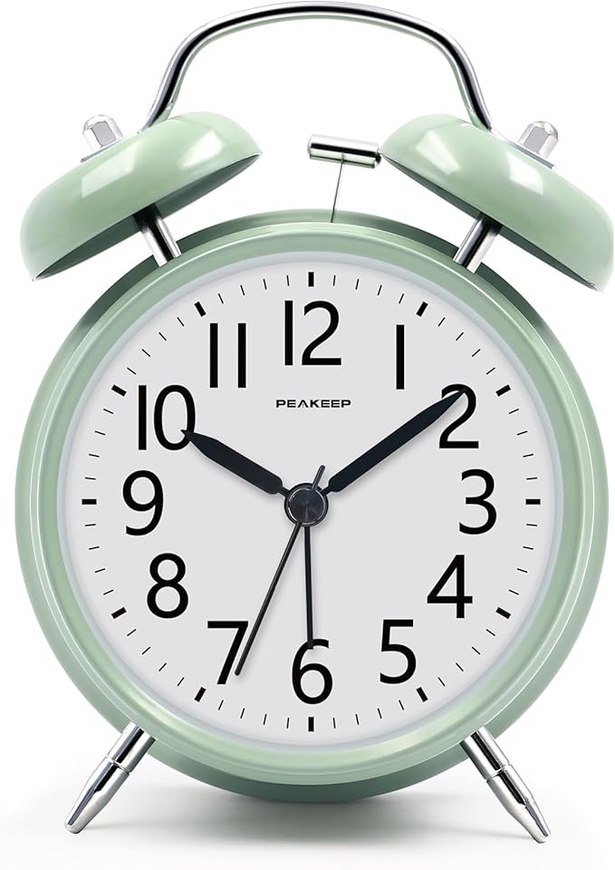 Peakeep Loud Battery Alarm Clock by PEAKEEP