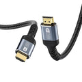 8K HDMI 2.1 Cable 8ft 48Gbps Ultra High Speed Braided Nylon HDMI Cord-8K@60Hz by Fibopitcal