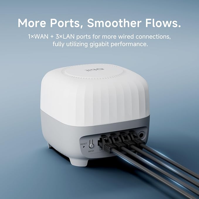 DBIT AC1200 Whole Home Mesh WiFi System, Covers up to 4, 000 Sq Ft, Dual-Band - Image 7
