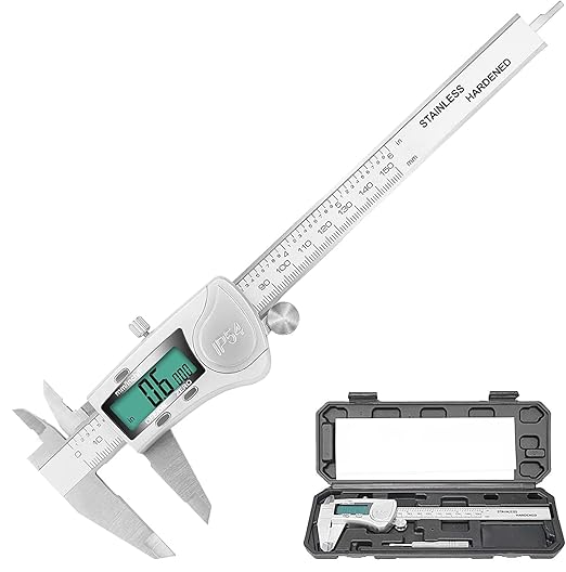 Digital Caliper, 6 inch Caliper Extreme Accuracy Measuring Tool by Sangabery