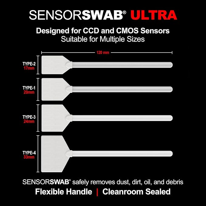 Photographic Solutions Sensor Swab Ultra 20mm Type-1 Digital Imaging Sensor - Image 5