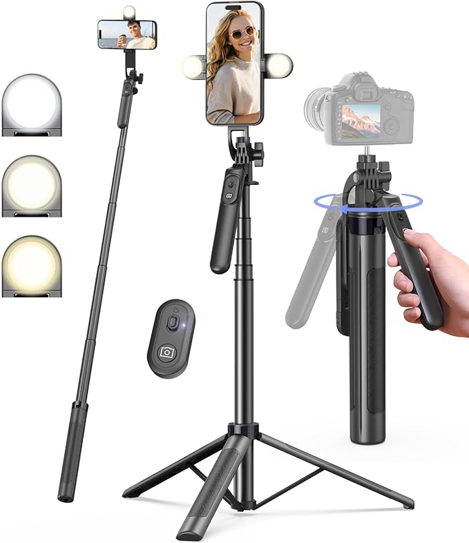 Yeaki 71" Phone Tripod, Tripod for iPhone by YEAKI