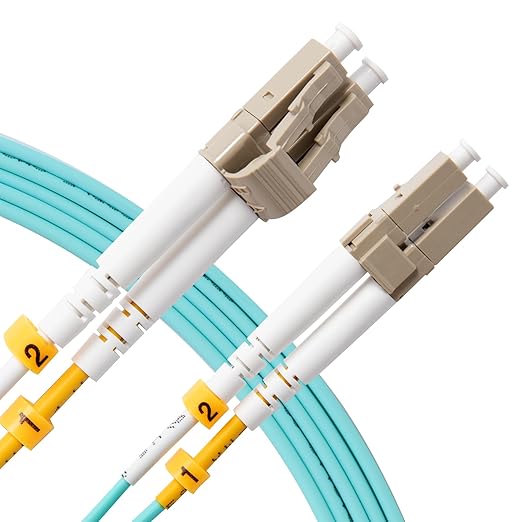 KeepFly Fiber- OM4 LC to LC Fiber Patch Cable 1M/3ft-5Pack, 40G/100GB 50/125μm - Image 2