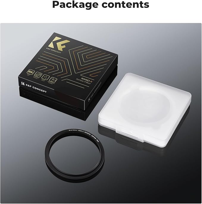 K&F CONCEPT 62-82mm Magnetic Filter Adapter Ring, - Image 6