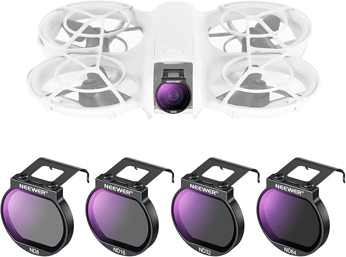 Neewer ND Filter Set for NEO Drone, 4 Pack ND8/ND16/ND32/ND64 Neutral Density by Neewer