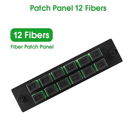 12 Simplex SCAPC Fiber Patch Panel - Image 3