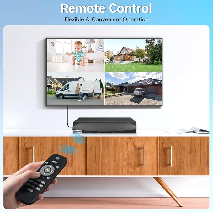 【130° Ultra Wide-Angle & 2-Way Audio】 Outdoor Wired Security Camera System - Image 9