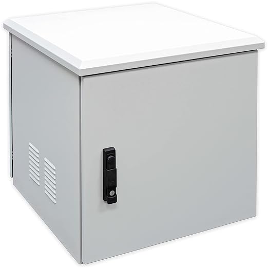 Electriduct 12U Outdoor Cabinet 21.6 Inch Depth IP55 Weather Resistant by Electriduct