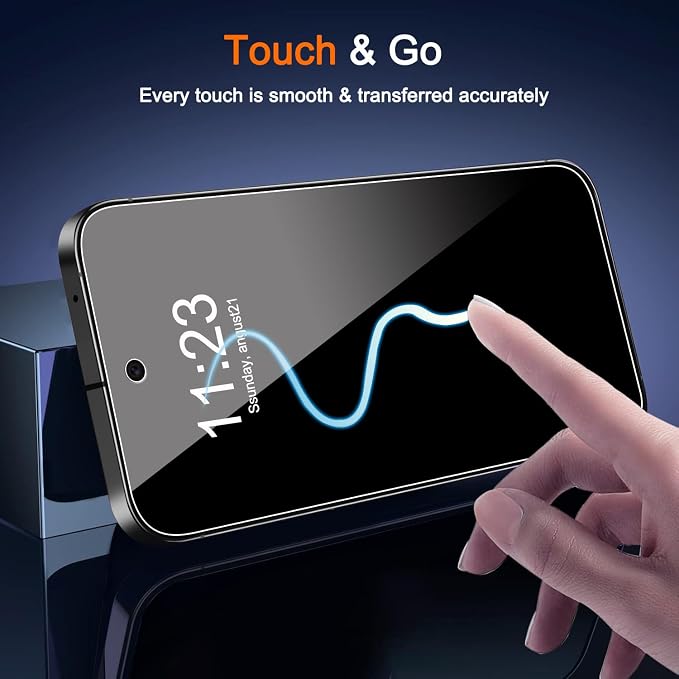 Milomdoi 3 Pack Privacy Screen Protector - Image 7