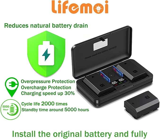 BP511 Camera Battery Multifunctional Charger Set Compatible - Image 3