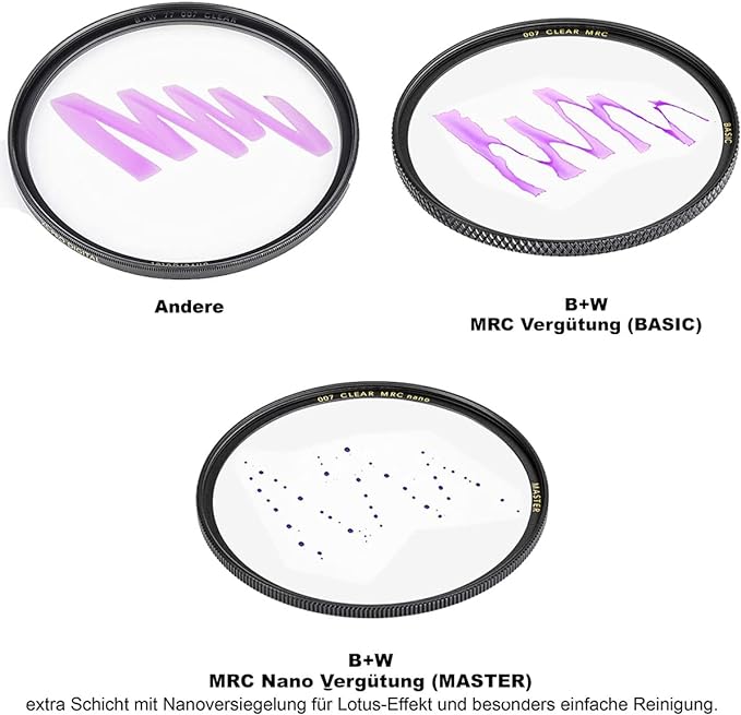 B+W 67mm MASTER UV Haze MRC Nano 010M Glass Filter - Image 6