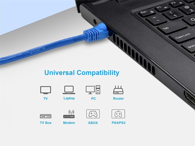 Monoprice 10FT 24AWG Cat6 550MHz UTP Ethernet Bare Copper Network Cable - Image 6