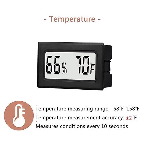 6 Pack Mini Small Digital Hygrometer Thermometer Indoor Temperature and - Image 4