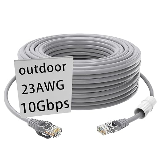 Cat6 Ethernet Cable - 50ft Heavy Duty by GWFIBER