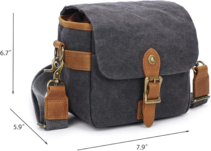 Vintage Canvas DSLR/SLR Camera Bag - Image 2