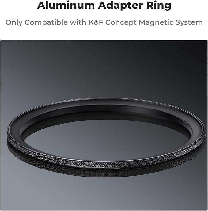 K&F CONCEPT 62-77mm Magnetic Filter Adapter Ring, - Image 4