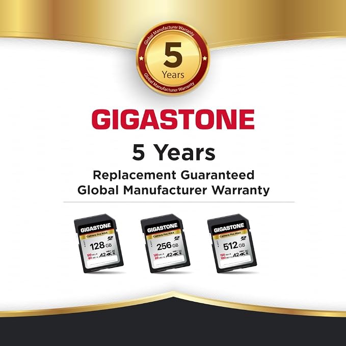 【5-Years Data Recovery】 GIGASTONE 256GB SD Card, 4K Camera Pro MAX, UHS-I A2 4K - Image 8