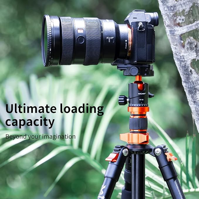 K&F Concept 25mm Metal Tripod Ball Head 360 Degree Rotating Panoramic - Image 7