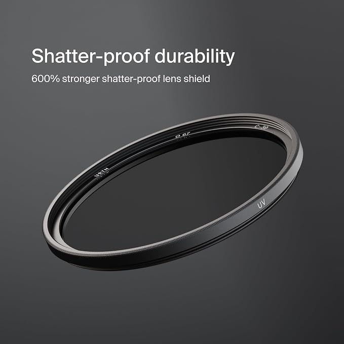 Urth 52mm UV Lens Filter — 30-Layer Nano-Coated, HD Optical Glass UV Camera - Image 2